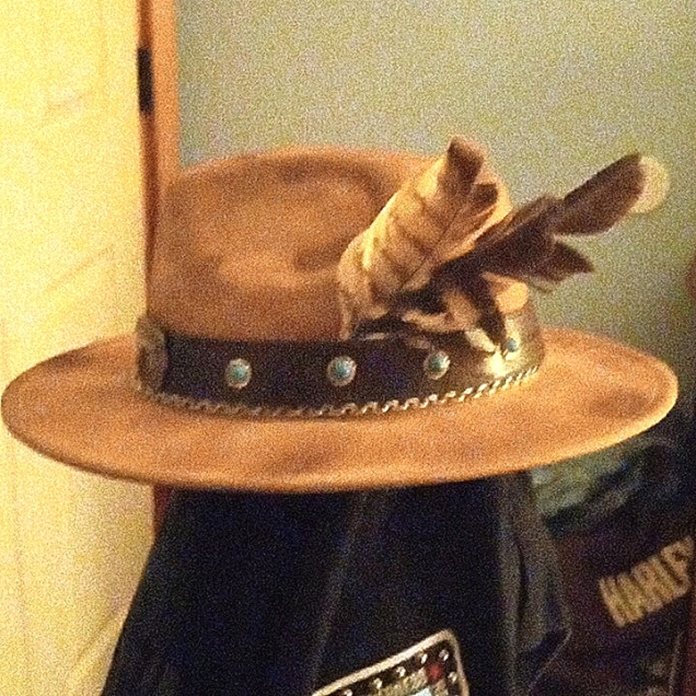 Custom Distressed Fedora - Picture 2 of 4